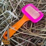 Jolly JP114 Soft Brush for Small Animals Orange + Pink