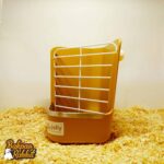 Jolly JP140 2 in 1 Hay Rack & Feeding Bowl Brown