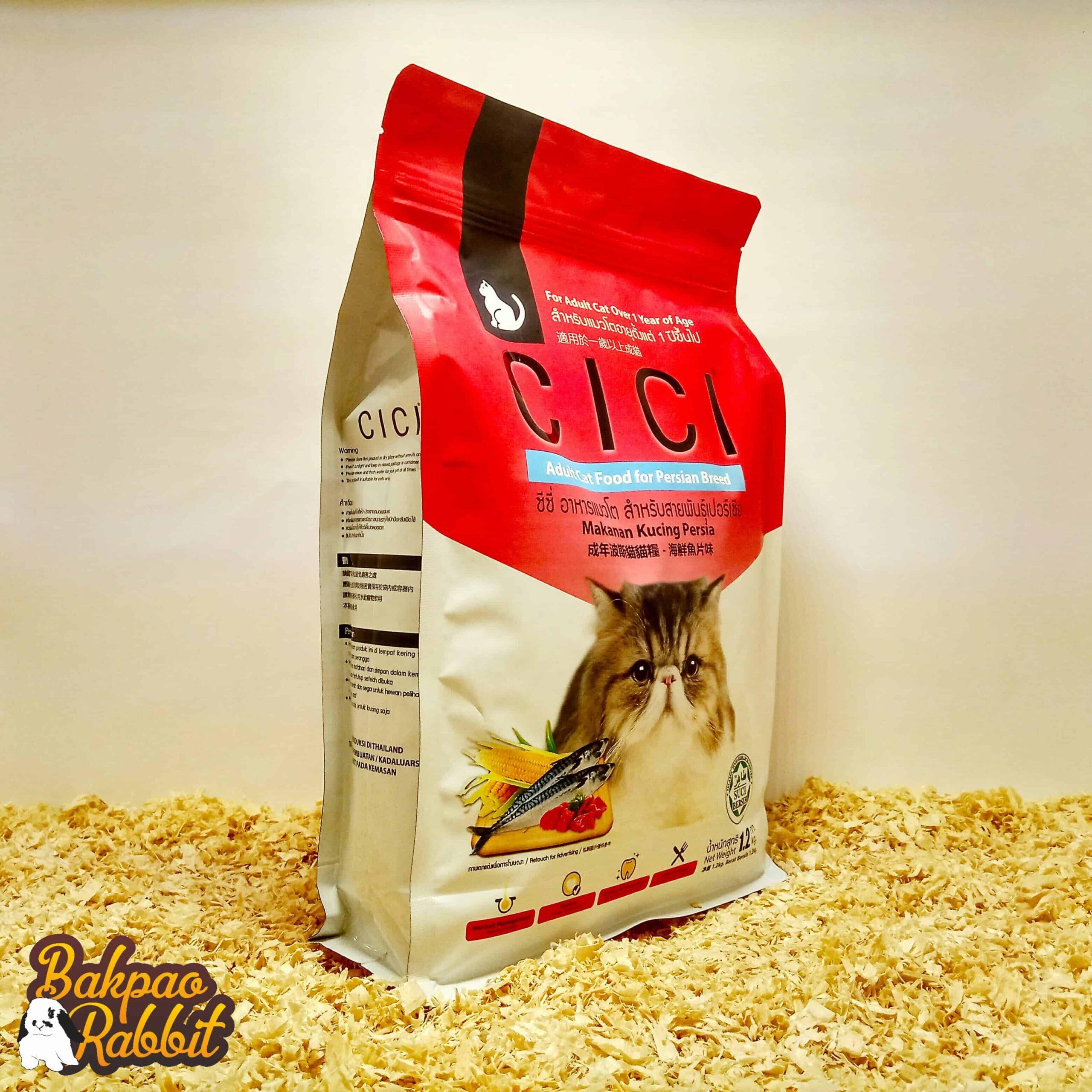 CICI Adult Cat Food for Persian Breed 1.2kg Bakpao Rabbit
