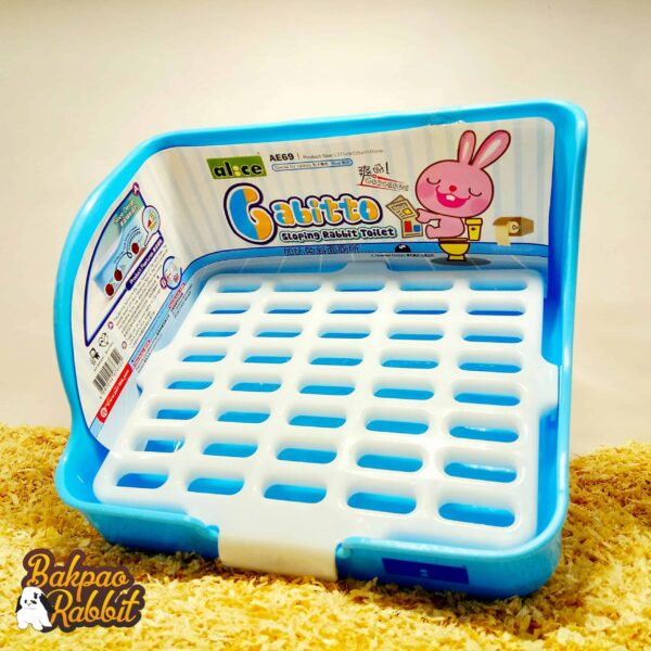 Alice AE69 Gabitto Sloping Rabbit Toilet Large Blue