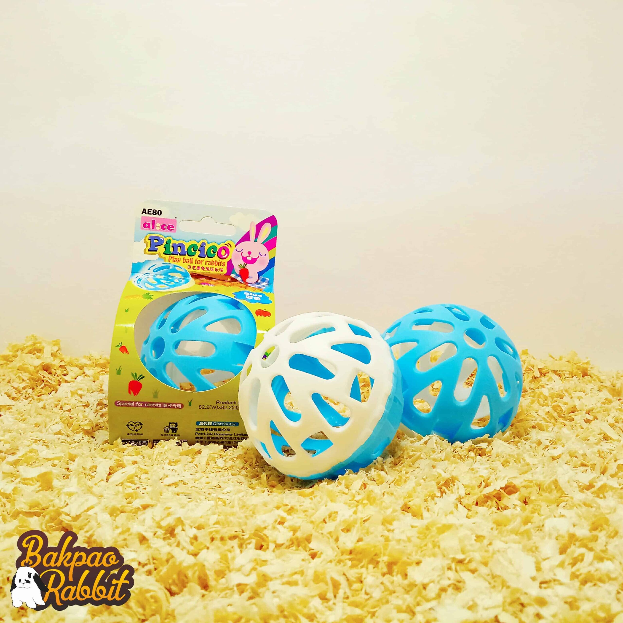 Alice AE80 Pincico Play Ball For Rabbits Blue