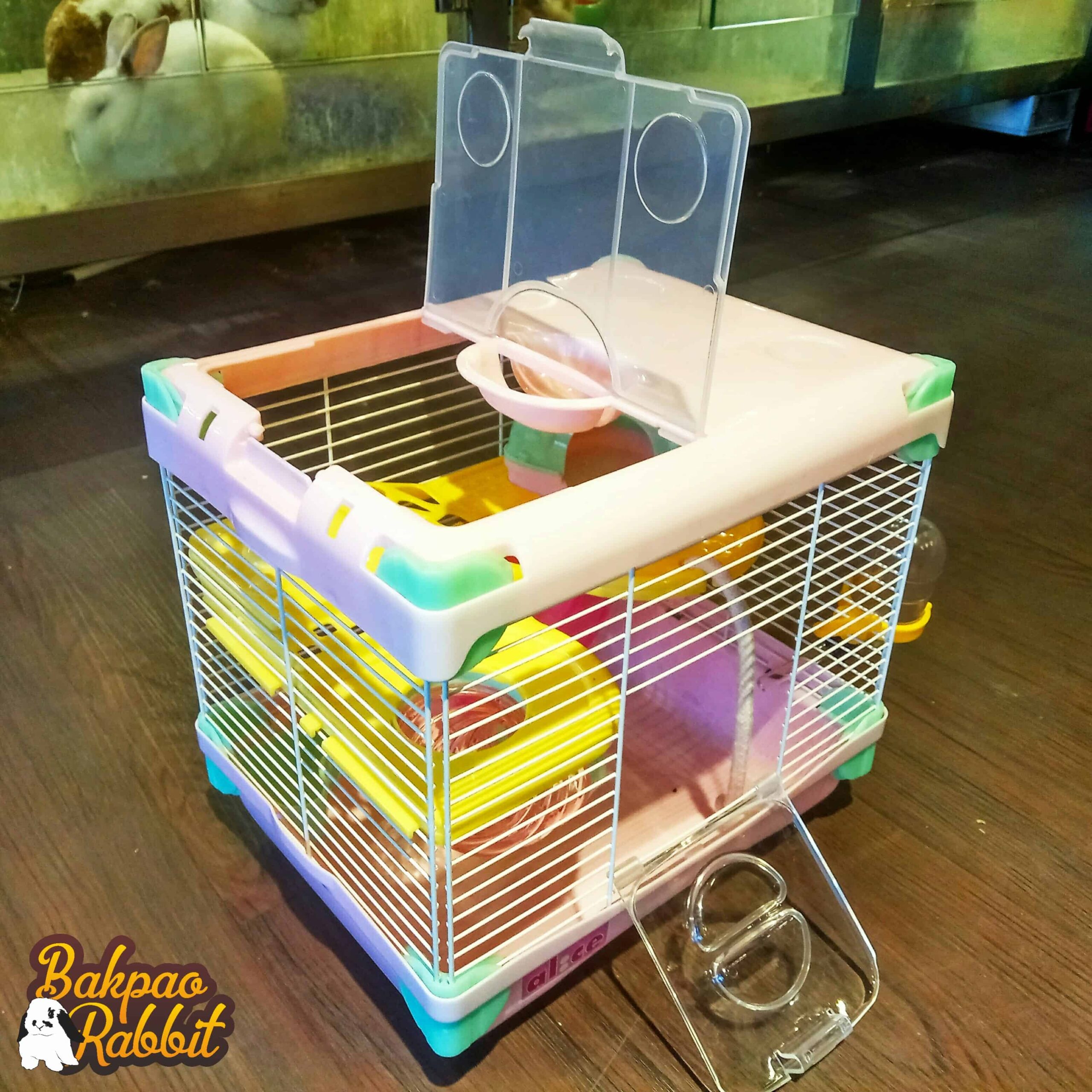 Alice AE20 Adventure Land Single Deck Hamster Cage Small Pink