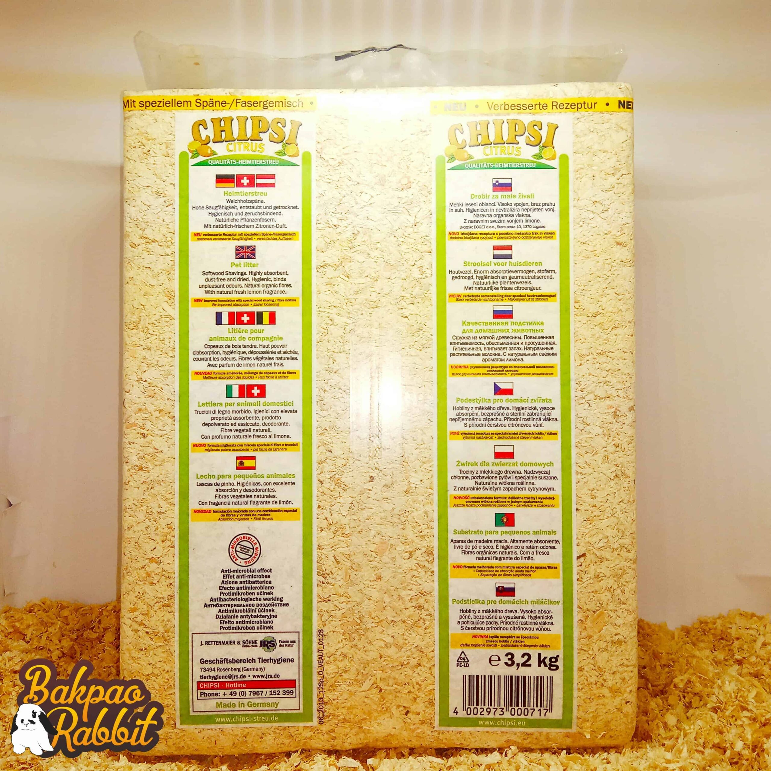 CHIPSI Citrus Wood Chip Litter 3.2kg