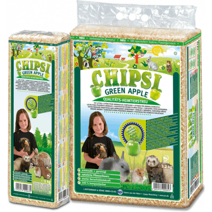 CHIPSI Green Apple Wood Chip Litter 1kg