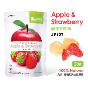 Jolly JP127 Xtra Bite Dried Apple & Strawberry 20g