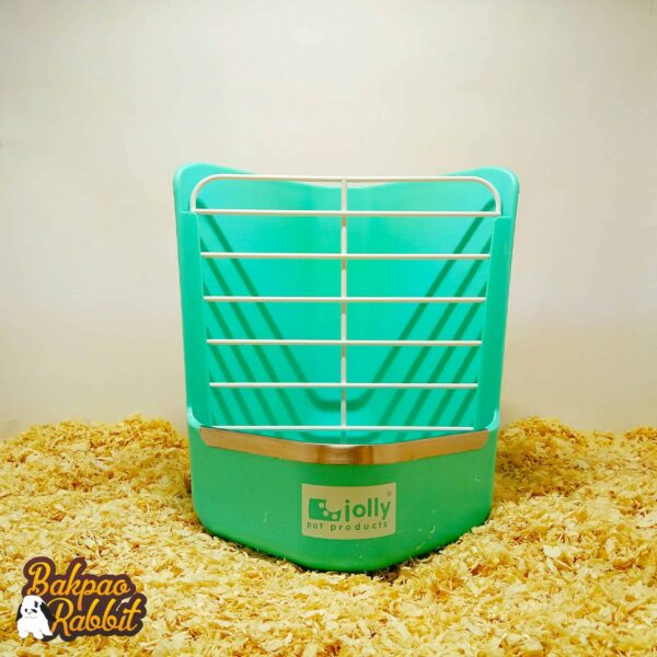 Jolly JP139 2 in 1 Hay Rack & Feeding Bowl Blue