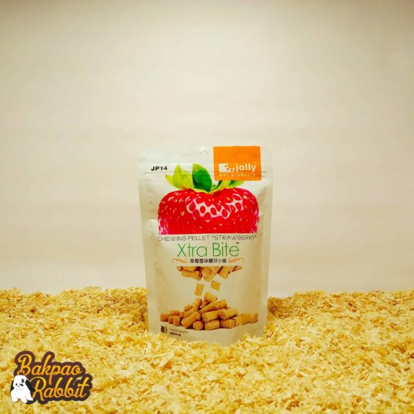 Jolly JP14 Xtra Bite Chewing Pellet Strawberry 200g