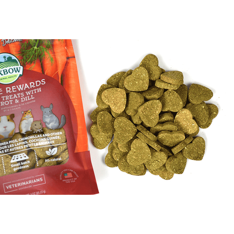 Oxbow Simple Rewards Baked Treats With Carrot & Dill 3oz