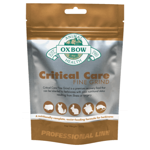 Oxbow Professional Line Critical Care Fine Grind 100g