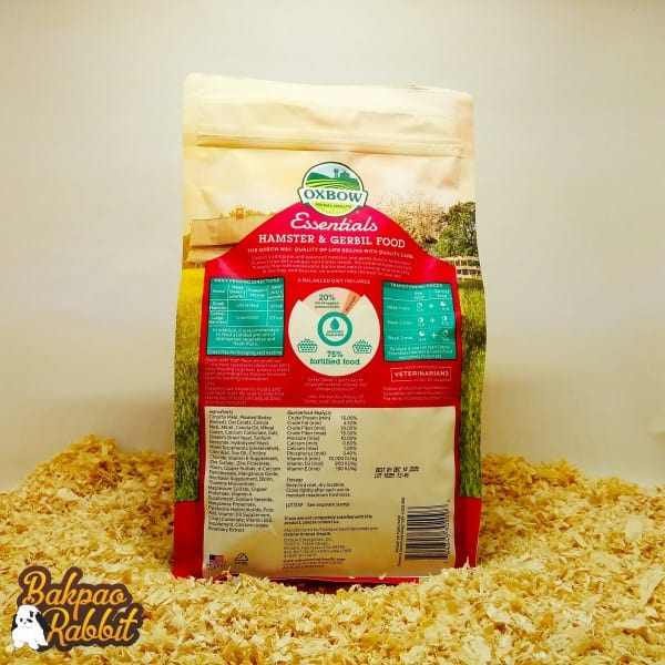 Oxbow Essentials Hamster & Gerbil Food 454g